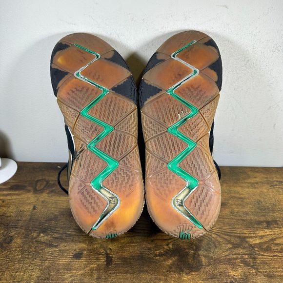 Nike Kyrie 4 Pitch Blue Metallic Gold Sneakers Shoes Men’s Size 10 - Picture 7 of 8